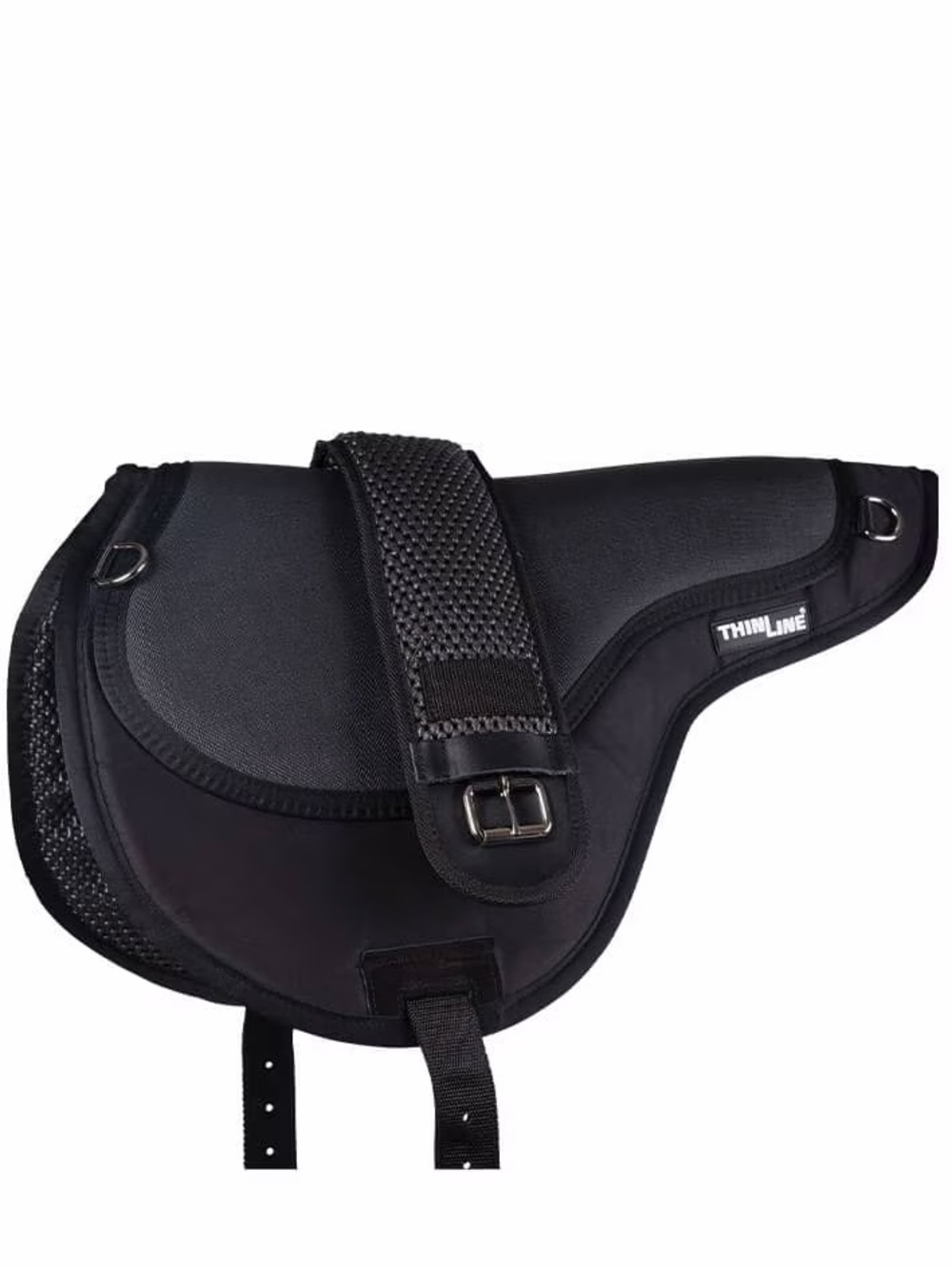 ThinLine Trifecta Bareback Saddle Pad Black NWT Shock Absorbing Horse Riding Pad